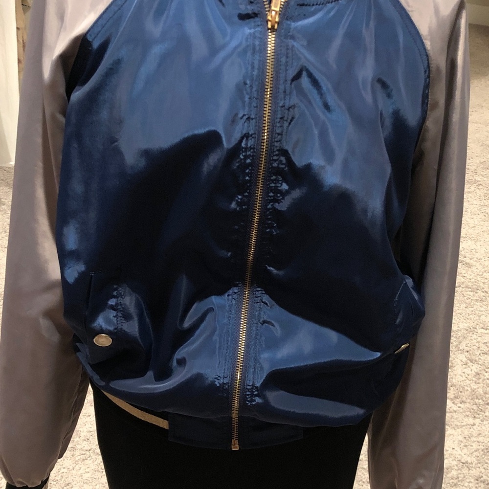 Wet Seal Blue and Gray Jacket